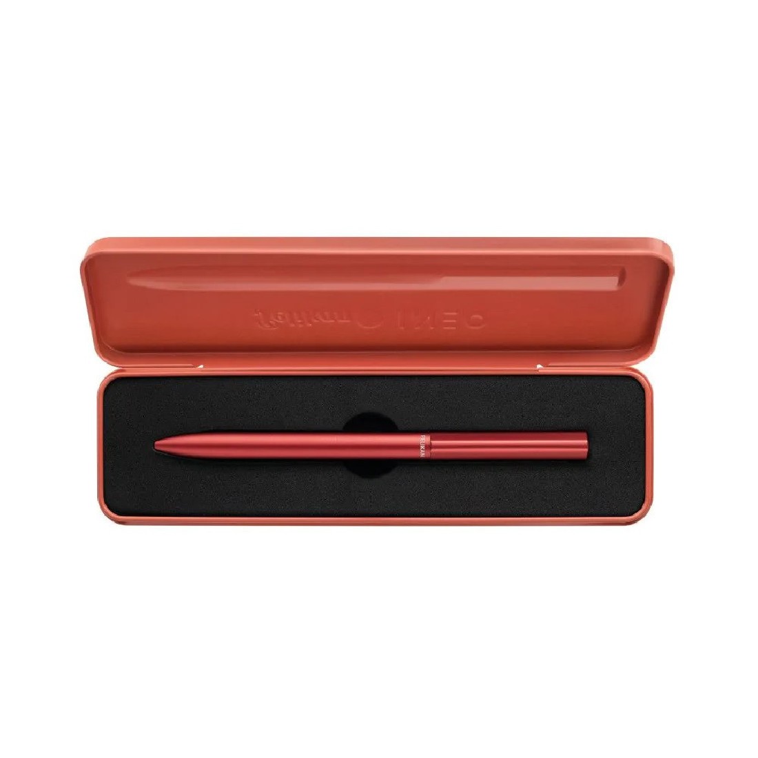 Pelikan Ineo aluminium twist with metal case fiery red ballpen