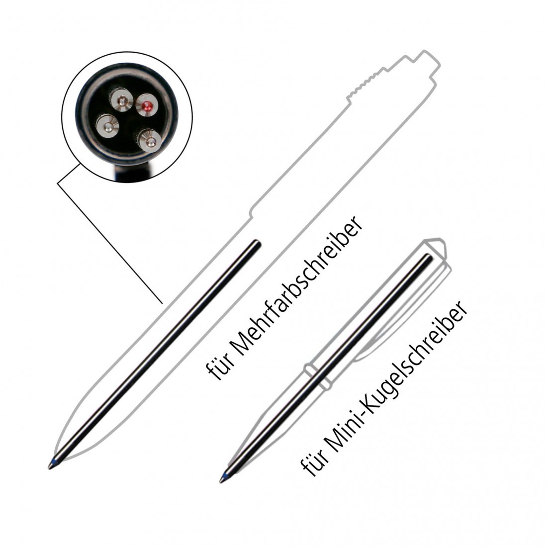 D1 Refill 3pcs medium  blue 40011/3 ONLINE