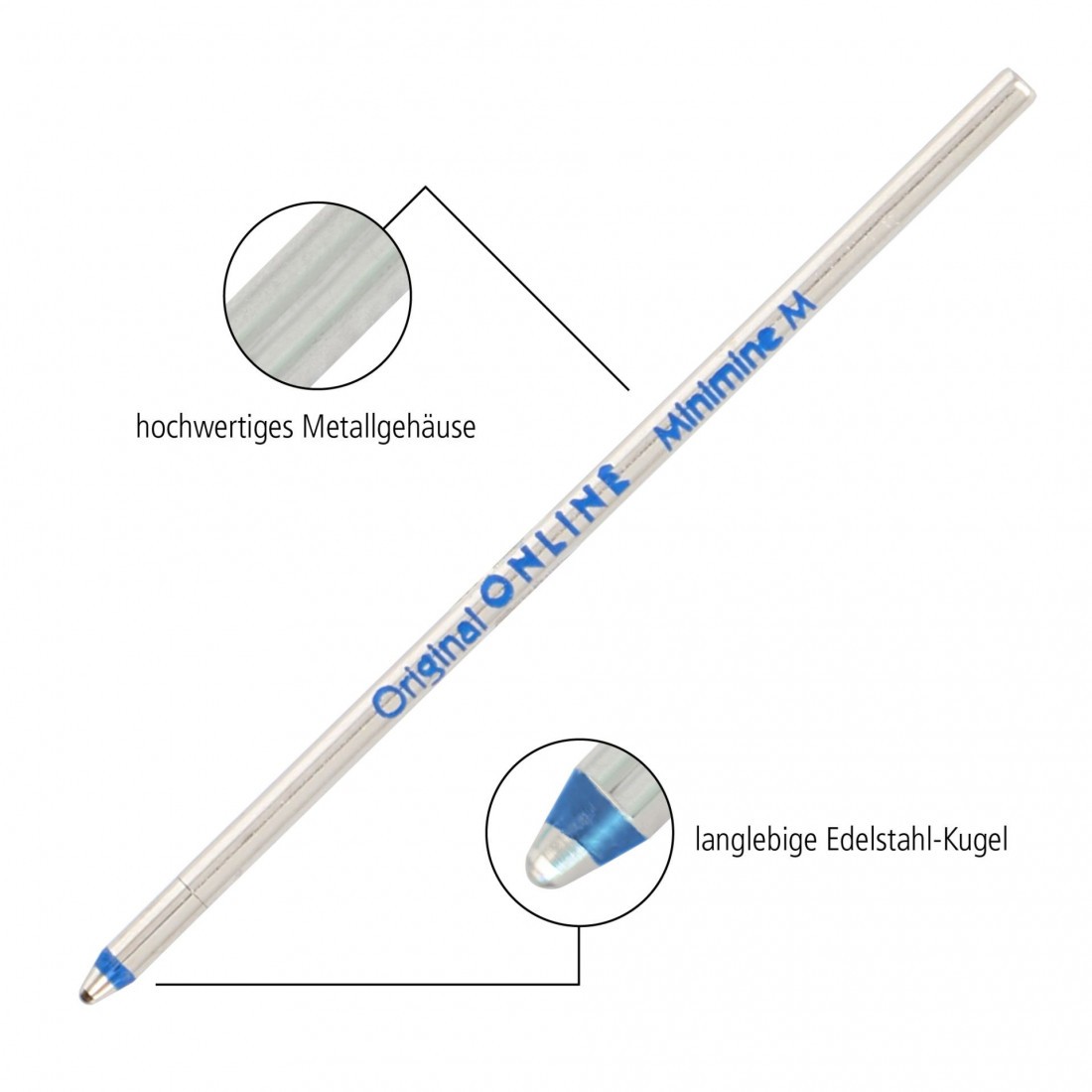 D1 Refill 3pcs medium  blue 40011/3 ONLINE