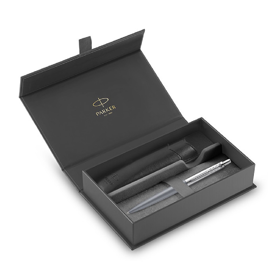 Parker Jotter XL Alexandra Matte Grey Balllpen and Black Pouch