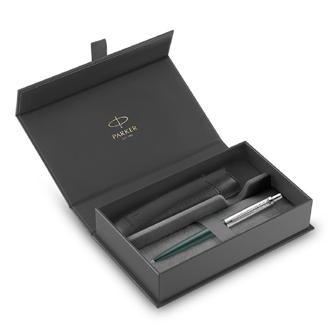 Parker Jotter XL Greenwich Matte Green Balllpen and Black Pouch