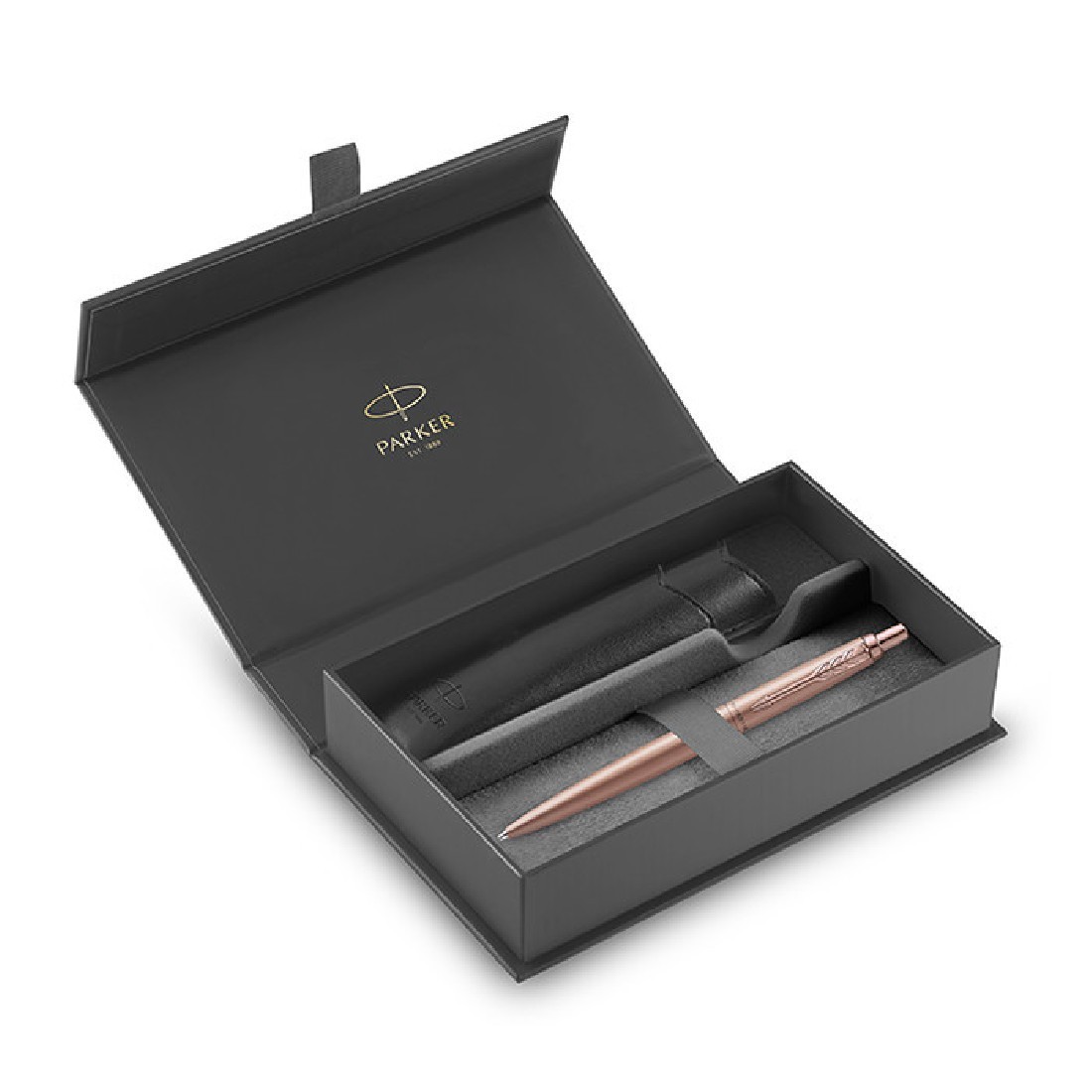 Parker Jotter XL Monochrome Rose Gold Ballpen and Black Pouch P