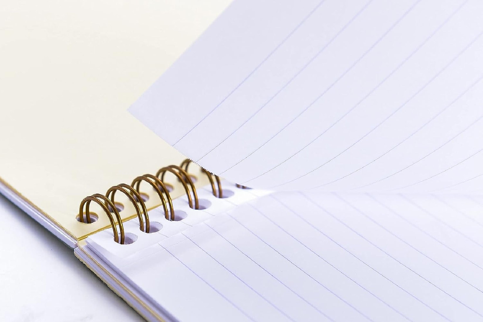 Clairefontaine Rhodia Age Bag Wirebound Notebook (120 Pages) - A5 Size, Lined Rulings, 90gsm Brushed Vellum Paper, Pocket for Loose Documents - Brown Cover 78566c