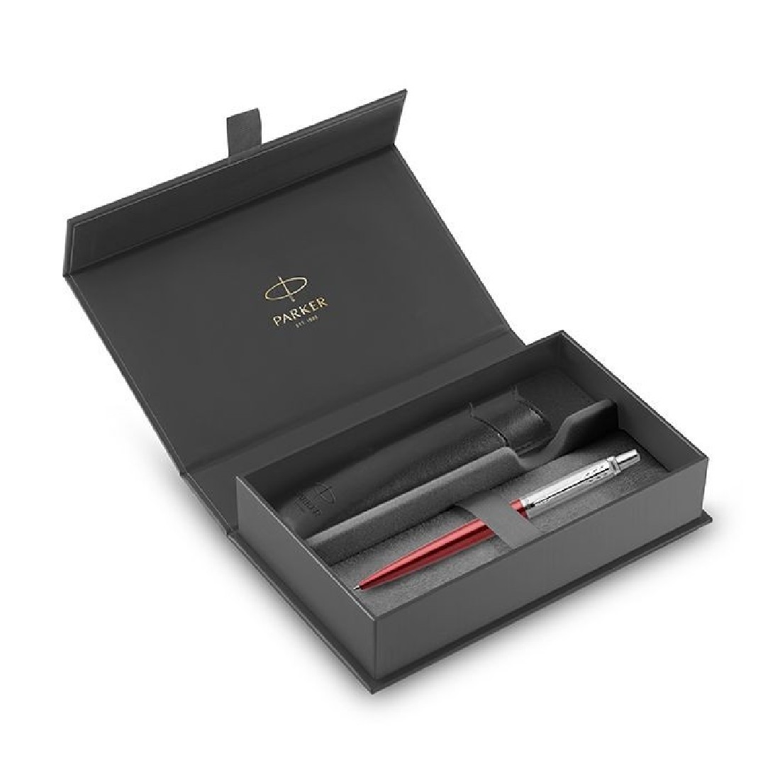 Parker Jotter Core Kensington Red CT Ballpen and Black Pouch P