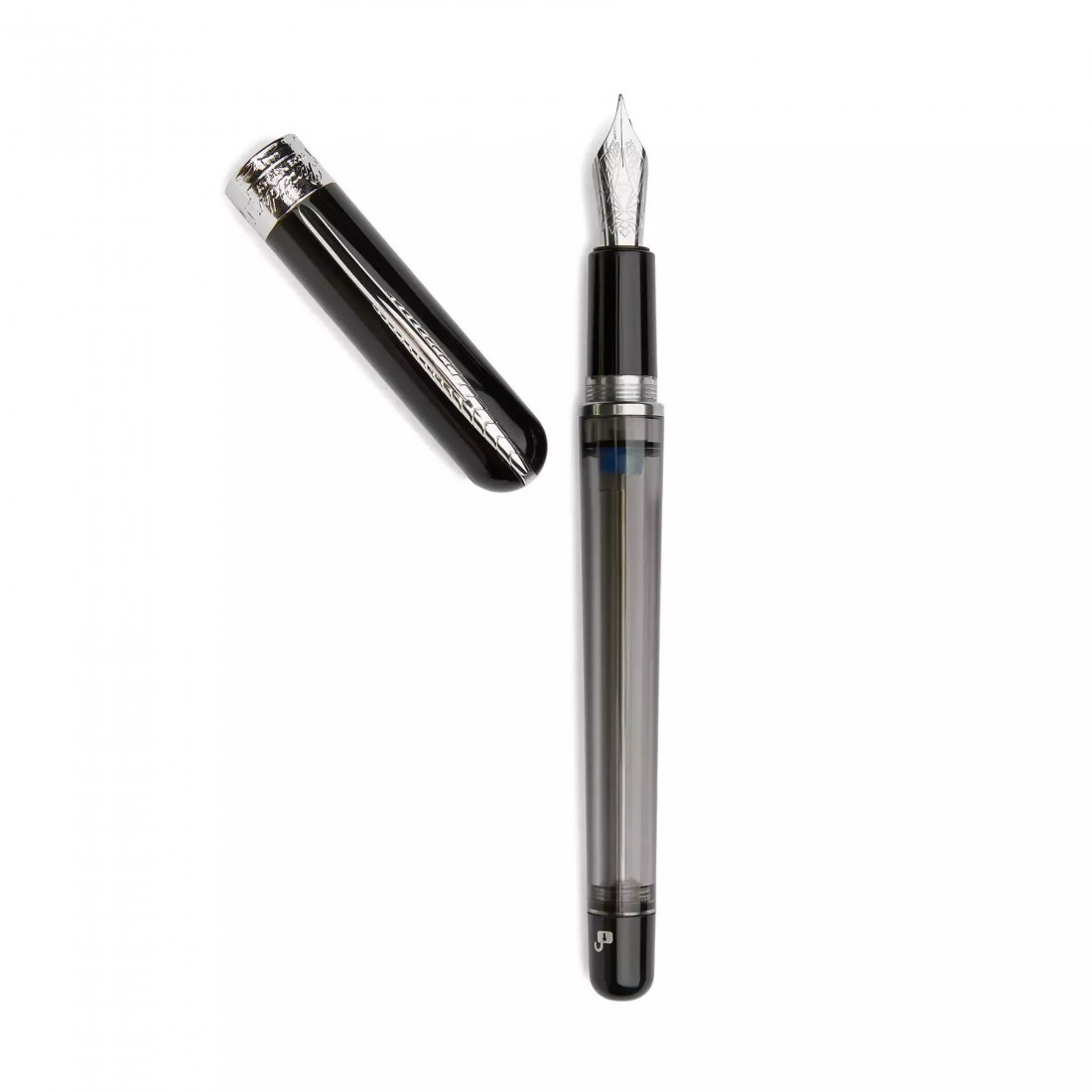 Pineider Avatar Touch down Graphene black fountain pen