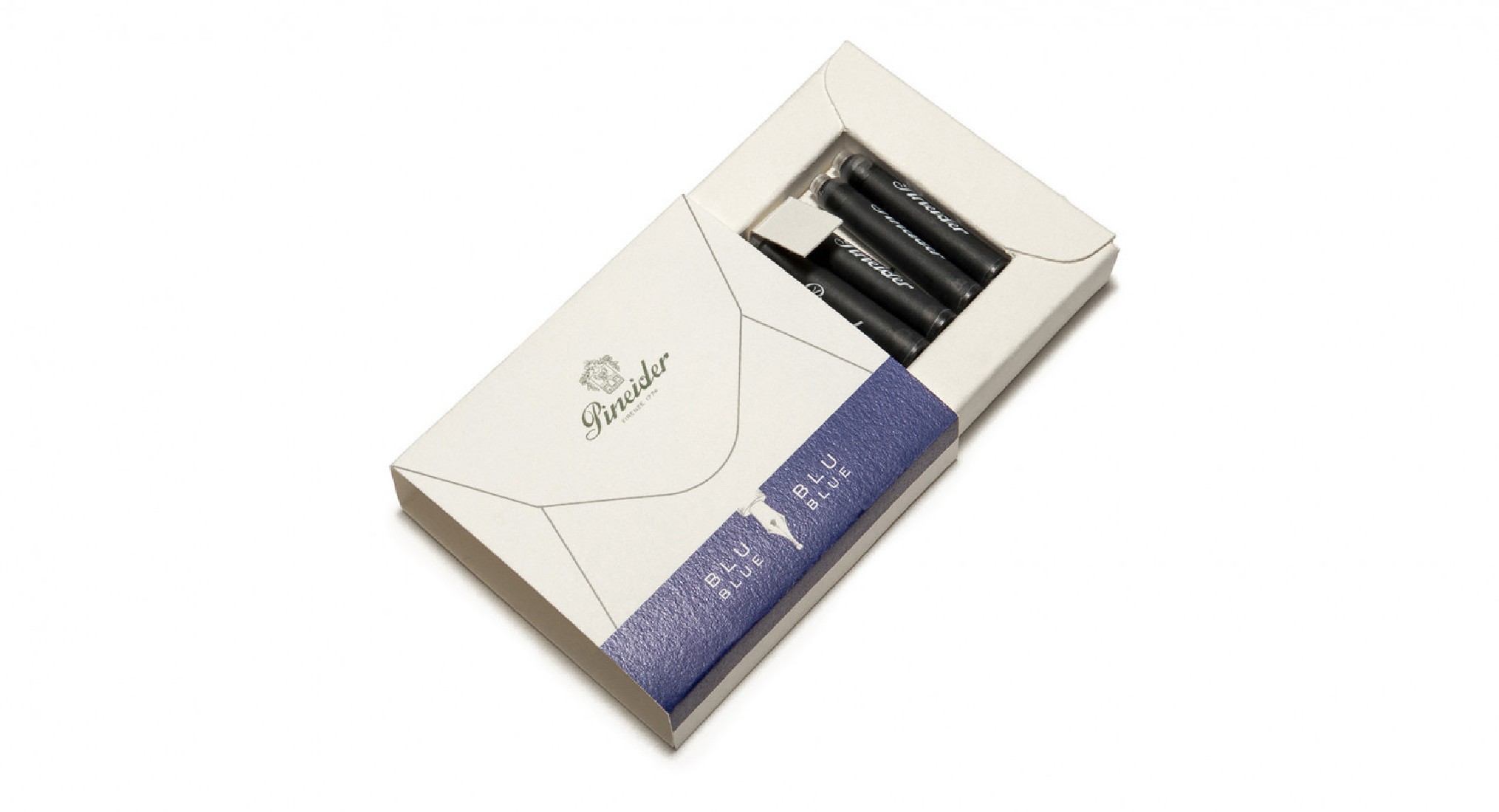 Pineider ink cartridges blue 6pcs