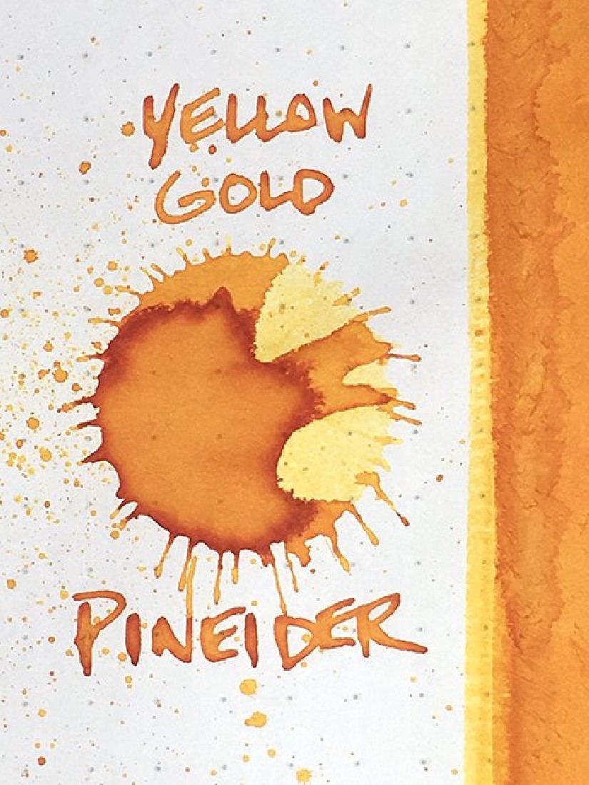 Pineider ink well 75ml Yellow Gold