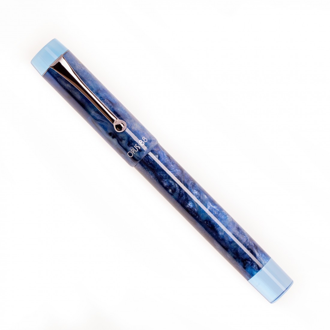 Opus 88 Sapphire Demonstrator Fountain Pen Special Edition Black Nib