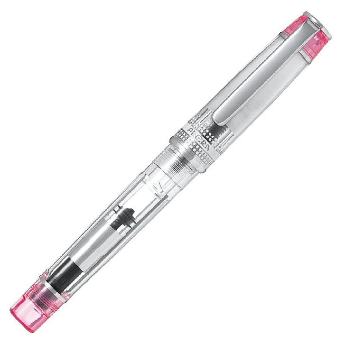 Pilot Prera demonstrator Pink with converter fountain pen