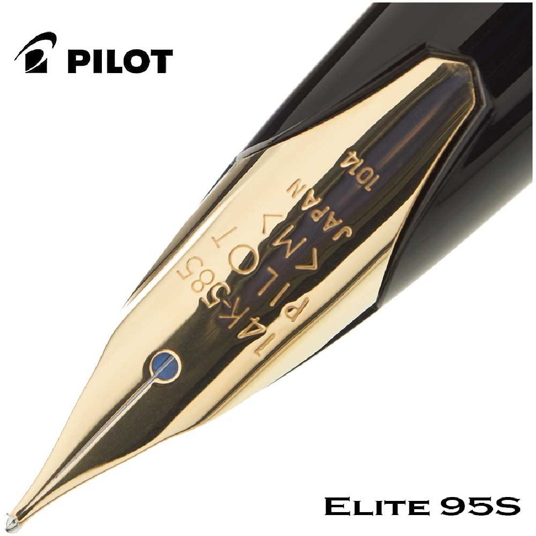 Pilot Elite 95S Black GT gold nib 14k   Fountain pen