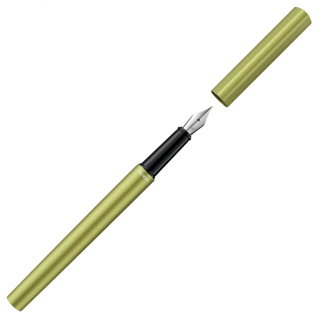 Pelikan Ineo Elements P6 aluminium fountain pen with metal case green oasis