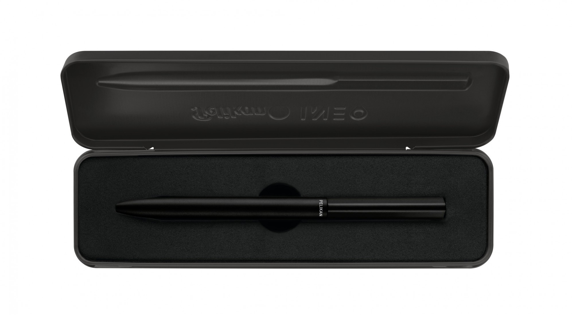 Pelikan Ineo aluminium twist with metal case Black Rock ballpen