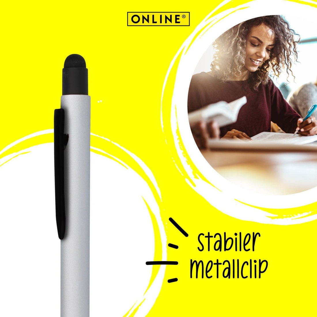 ONLINE Ballpen ALU Stylus silver