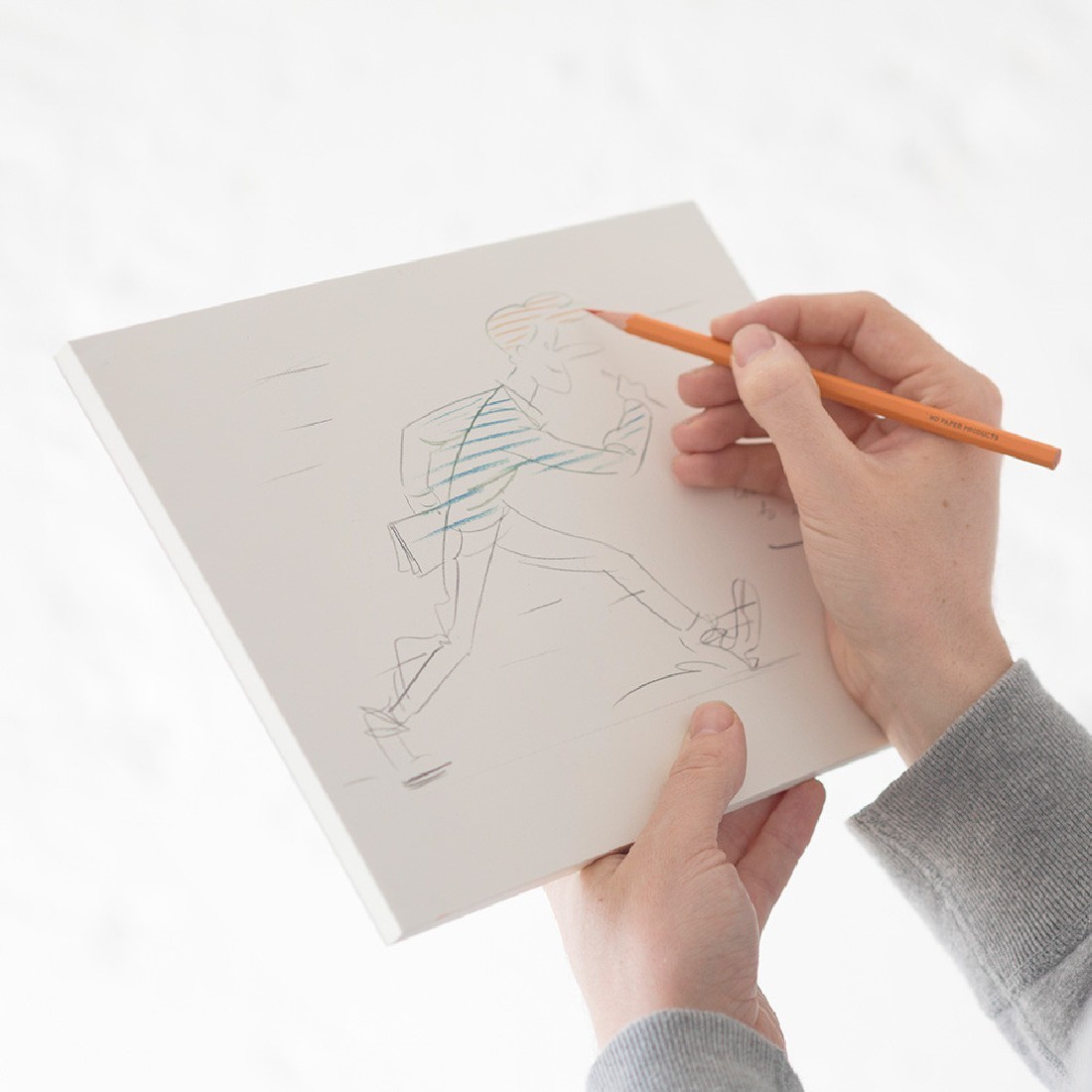 Midori MD Paper Pad A4 Cotton Blank, 15238006, H297×W210×D10mm, 90 sheets