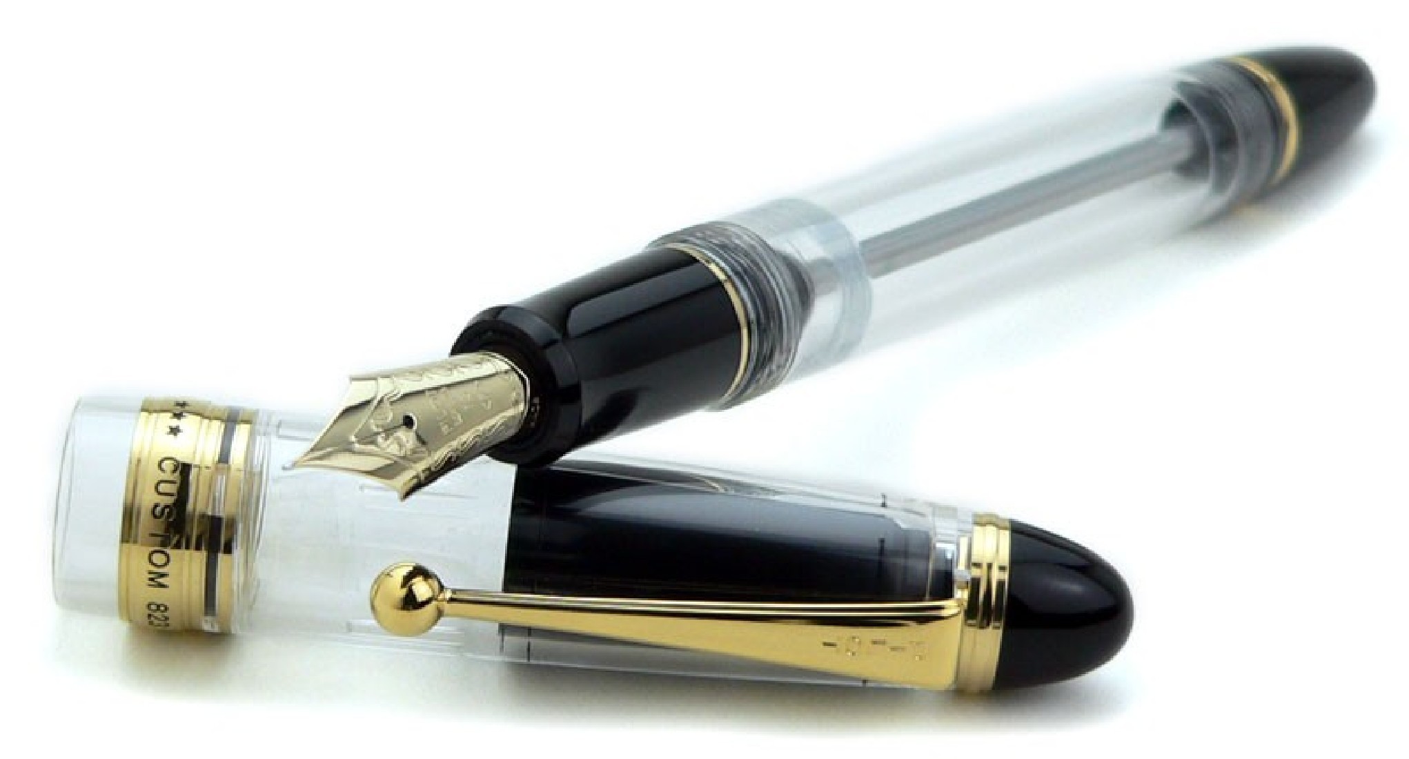 Pilot Custom 823 Clear Fountain Pen FKK-3MRP-NC