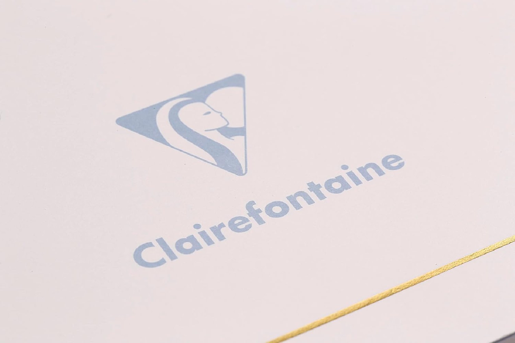 Clairefontaine Rhodia 36170C Triomphe GOLD Collection A White Stitched Notebook - A4 21x29.7 cm - 96 Plain White Pages - 90 g Paper - Card Cover with Gold Marking