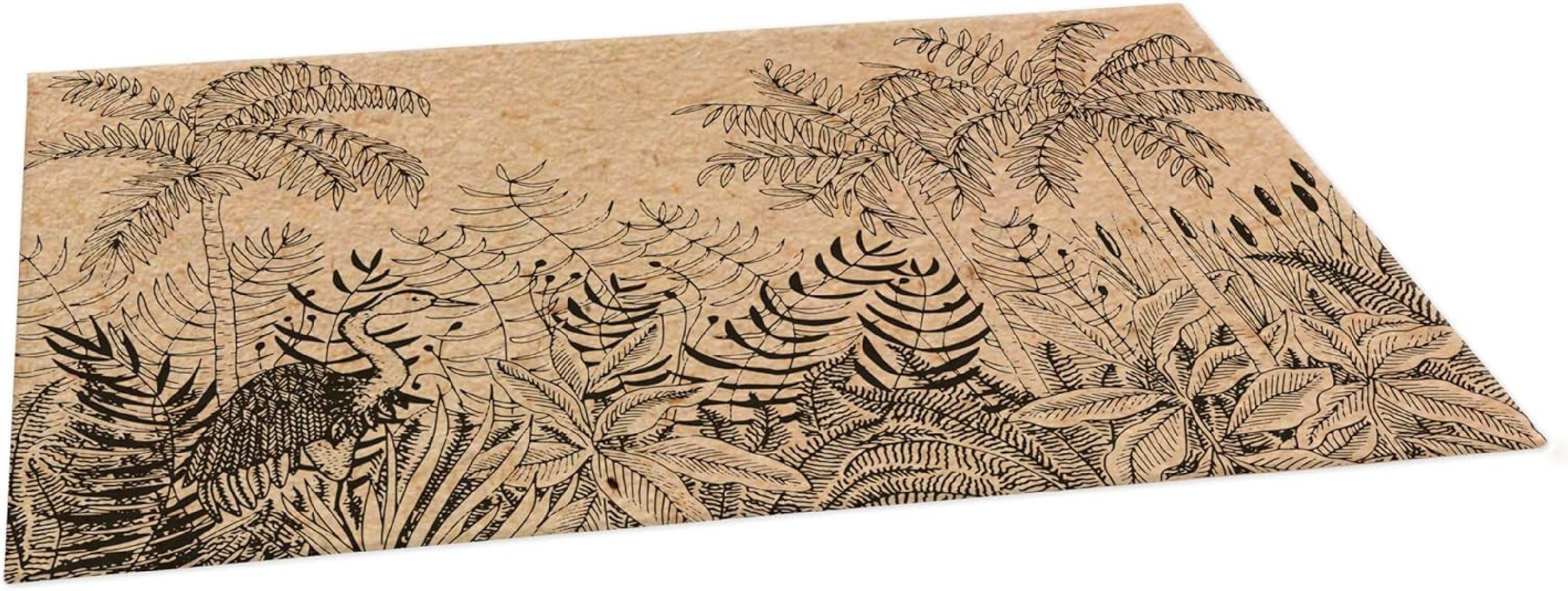 Clairefontaine Rhodia Le Cherry Blanc 116051C Cardboard Desk Mat 60 x 40 cm Natural Kraft Paper Home Office