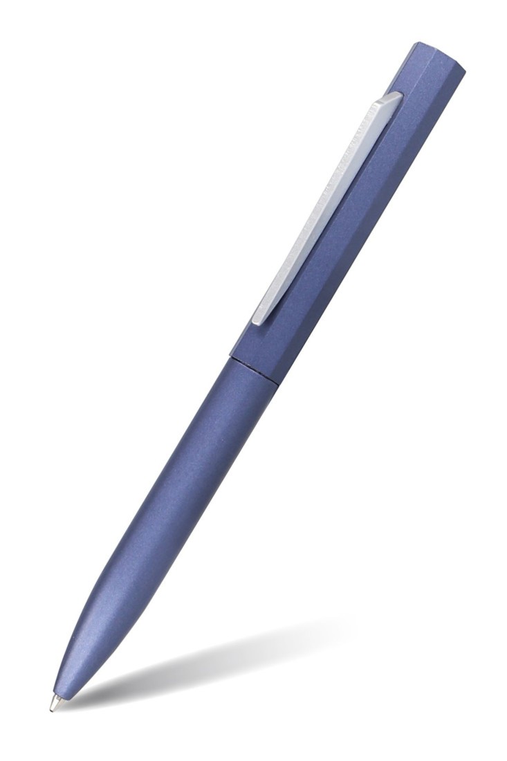 Ballpen Metal Octopen Blue with leather case 34691 Online