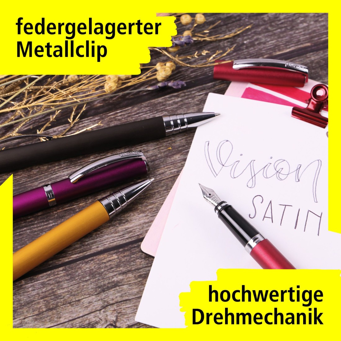 Online Vision Satin Golden Sand twist ballpoint pen 32646