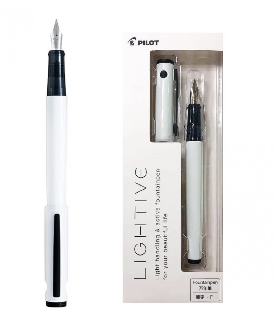 Fountain pen Lightive FLT-2SR-AW-M Active white Pilot.