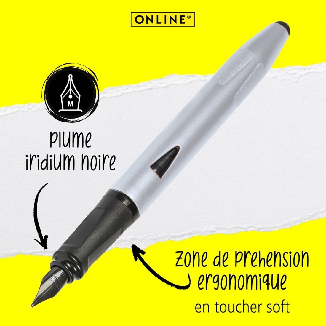 Online Switch Plus Fountain Pen Silver  26148