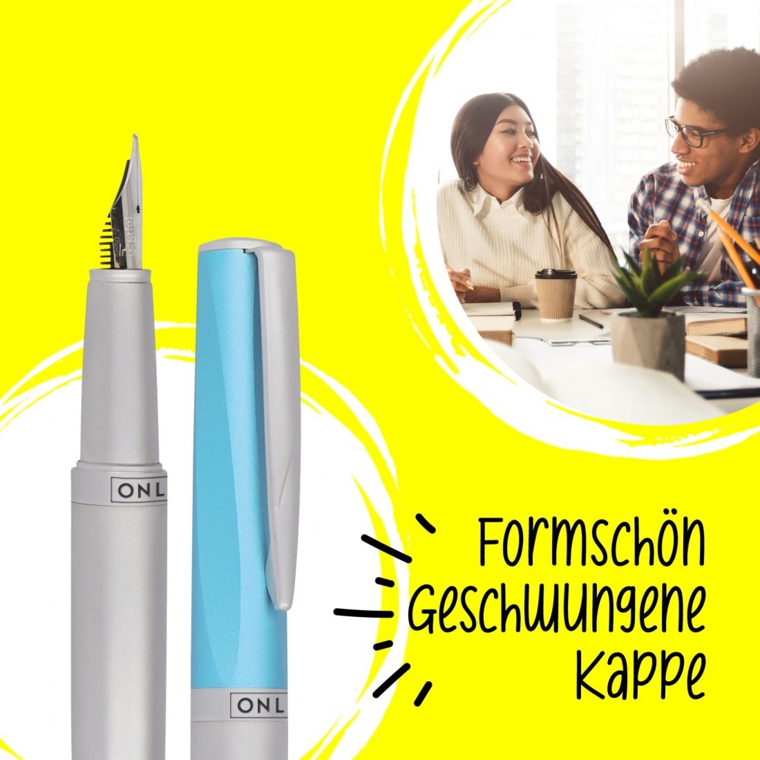 Fountain Pen Squeeze Turquoise, 22031, Online