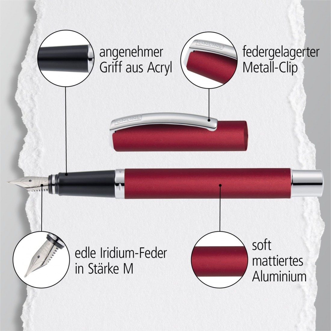 Fountain Pen Vision Satin Wild Berry 32640 Online