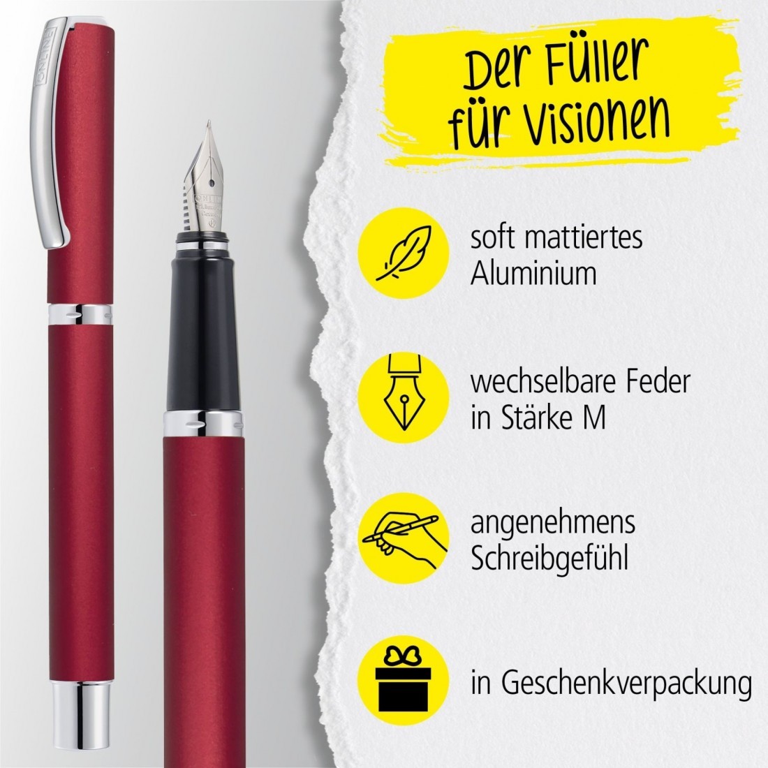 Fountain Pen Vision Satin Wild Berry 32640 Online