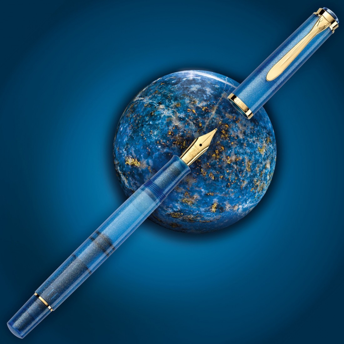 Pelikan Classic M200 Golden Lapis Special Edition Gift Box