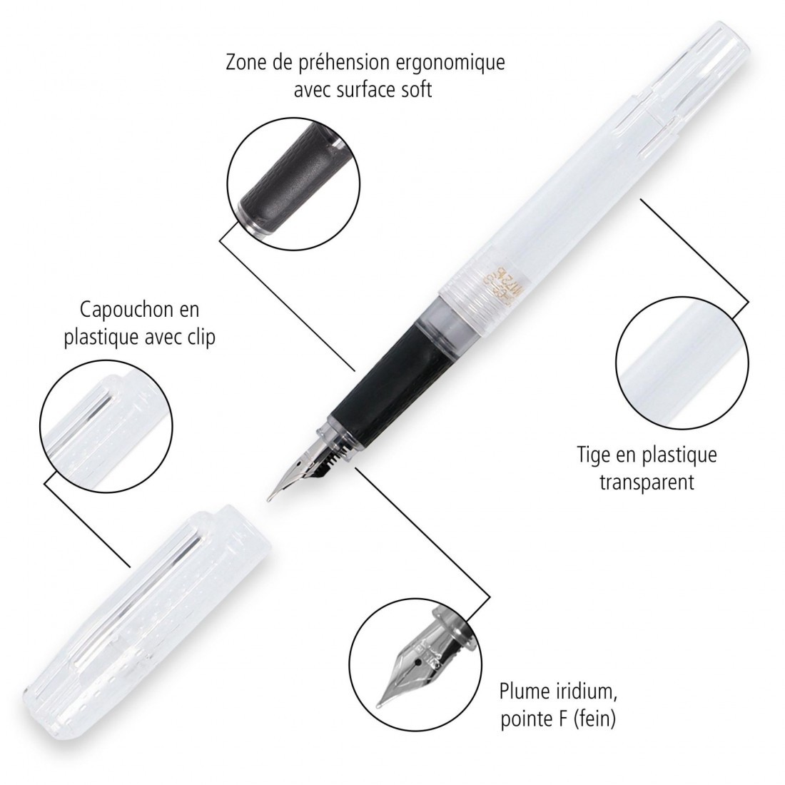 Fountain pen Bachelor Ice F with Converter 54115 Online