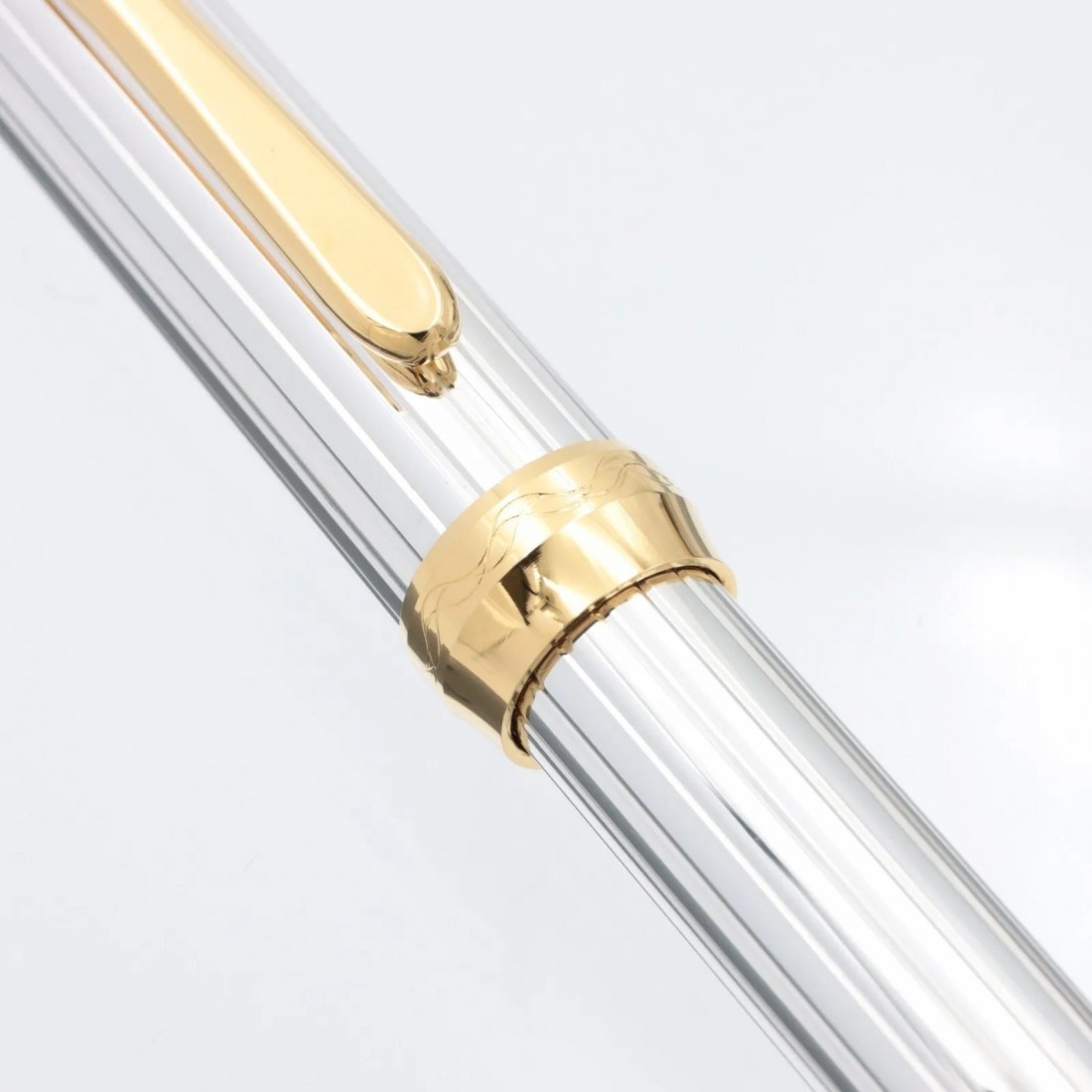 Platinum solid silver striped fountain pen PTS-5000