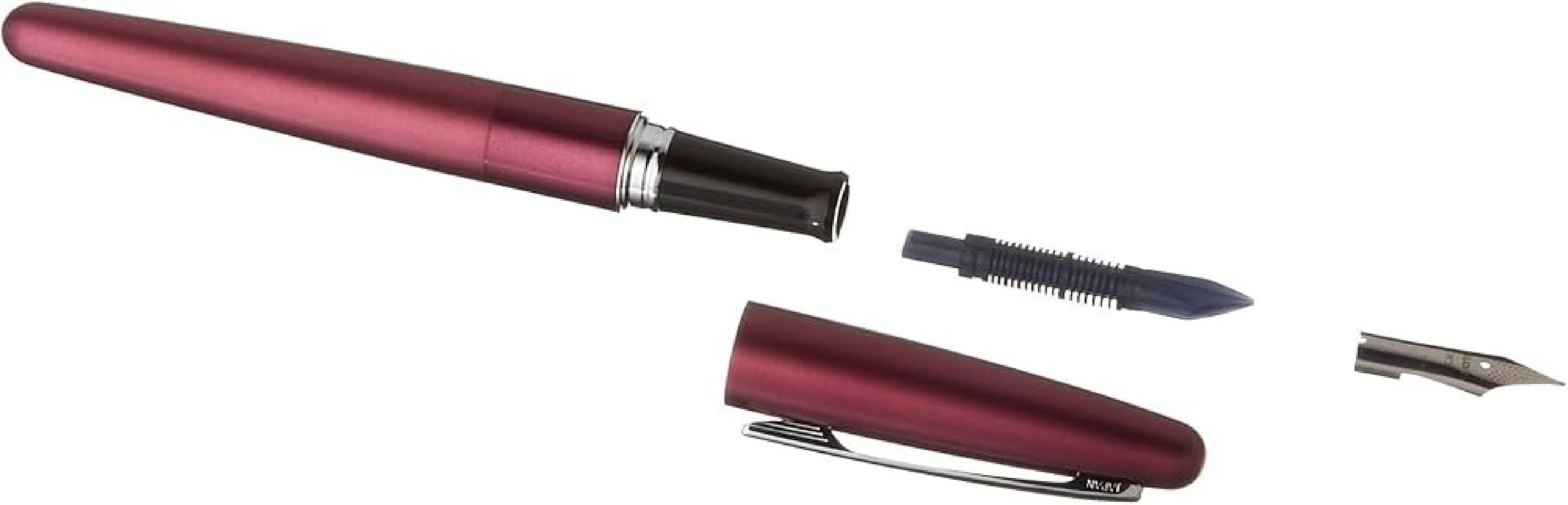 Pilot Cocoon Fountain Pen, Bordeaux Body FCO-3SR-BO