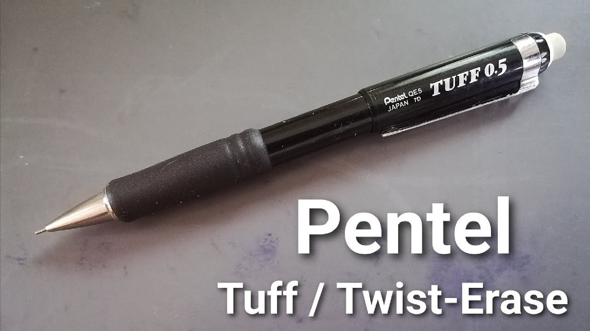 Pentel Tuff black 0,5mm mechanical pencil XQE5-A
