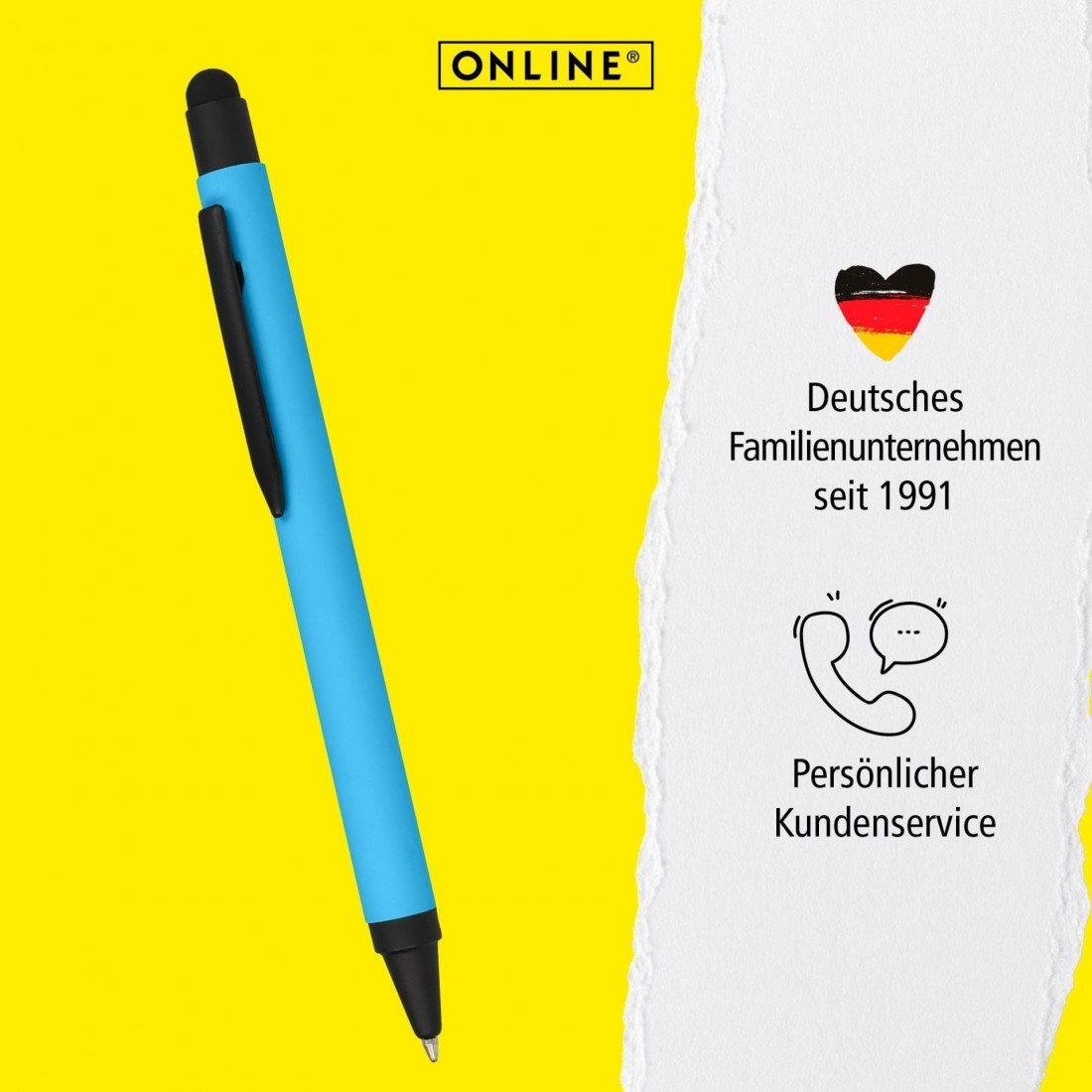 Online Ballpen ALU Stylus blue 32118