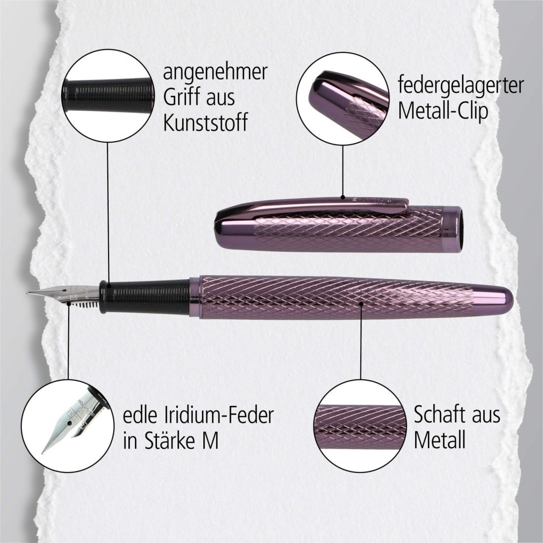 Online Fountain Pen Eleganza Diamond Night 34744