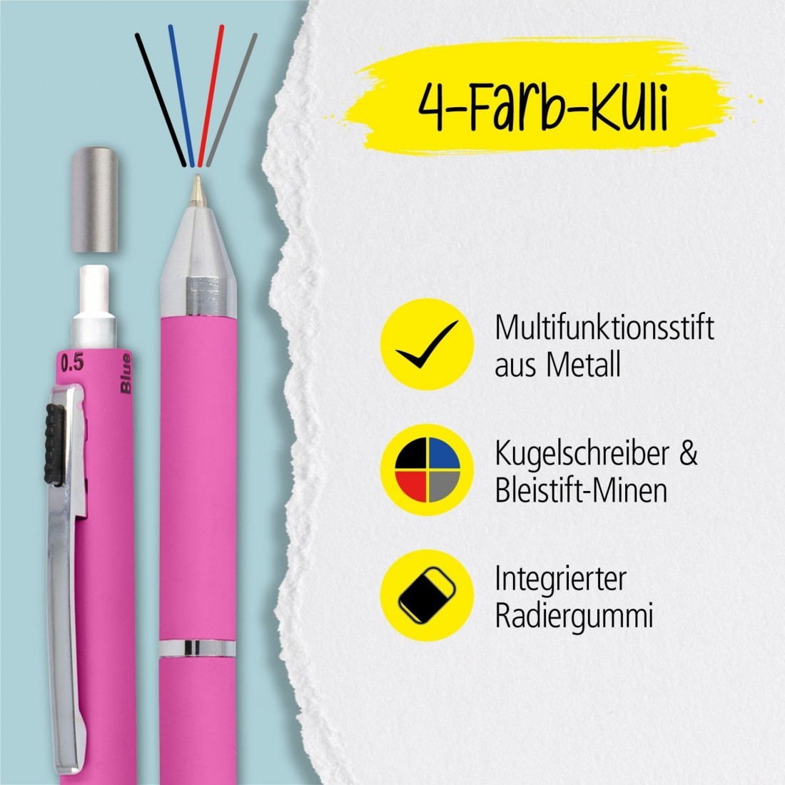Online Ballpen Multipen 4-in-1 Pink 32071