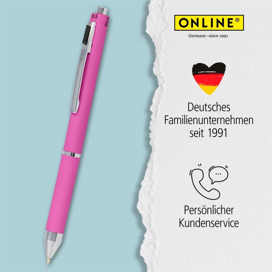 Online Ballpen Multipen 4-in-1 Pink 32071