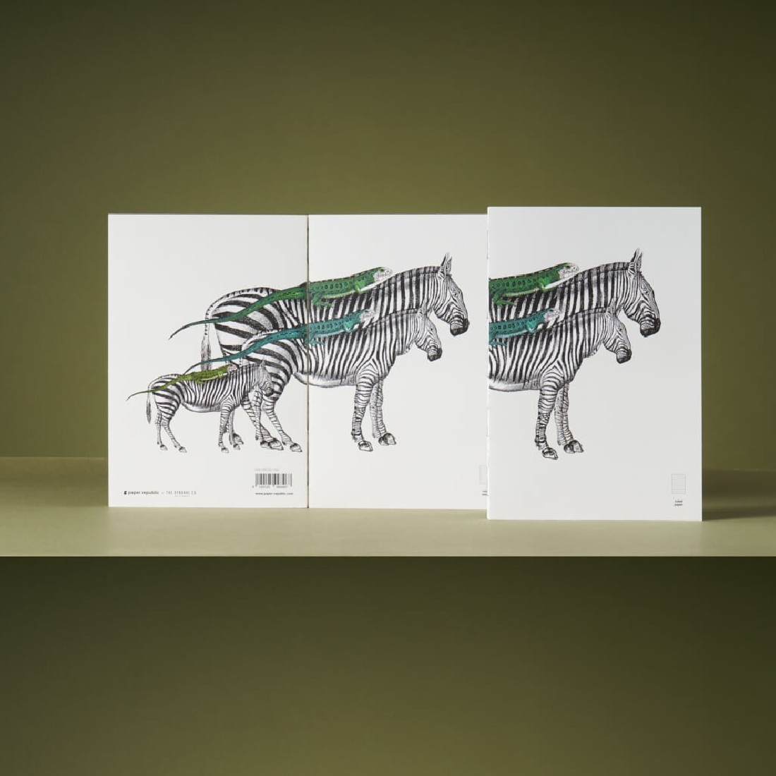 Paper Republic Animal Companions Zembra Book Refill XL Ruled Pap