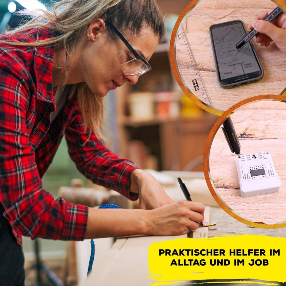 Online Multifunction pen 6 in 1, ballpen and tool, Silver, 70172