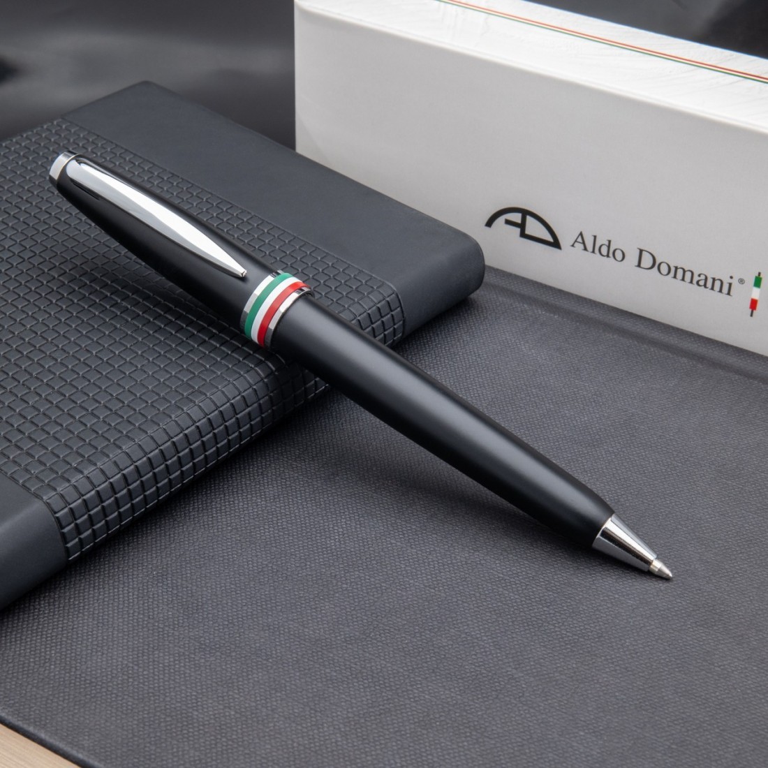 Monteverde USA Aldo Domani Italia Ballpoint Pen, Matte Black, MV59717