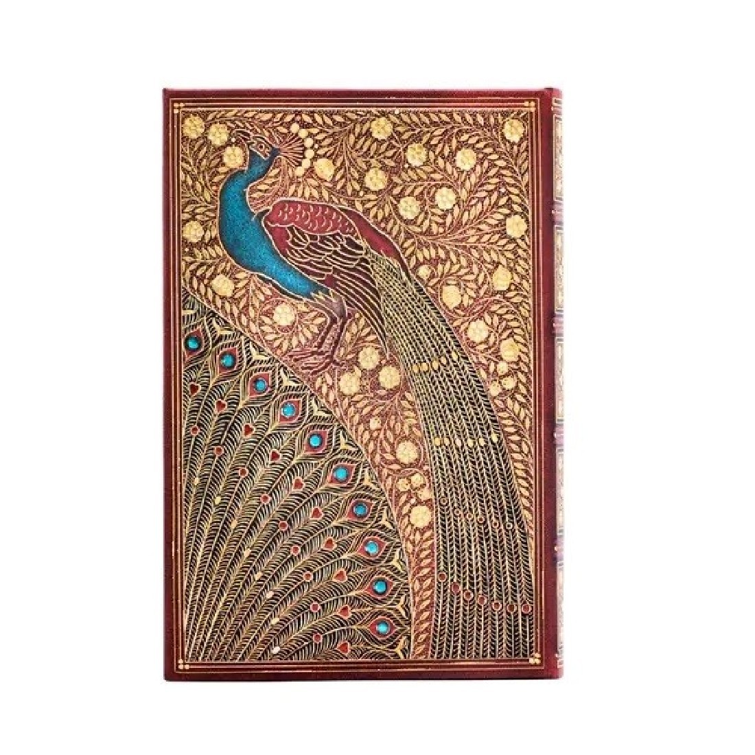Paperblanks Notebook Hafizs Peacocks Midi Lined