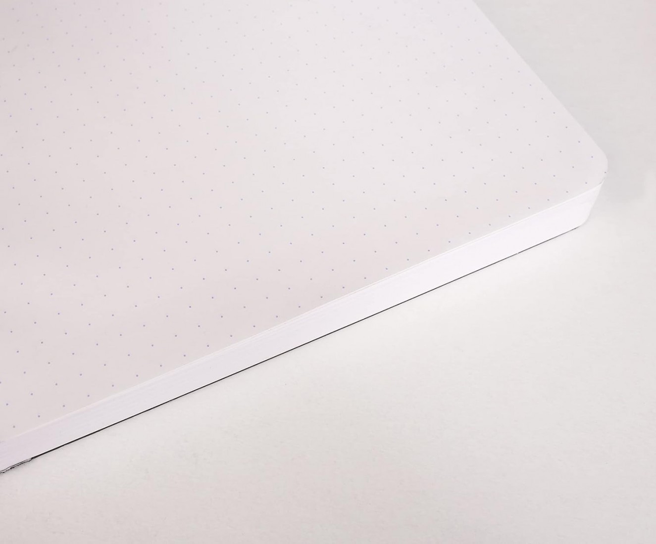Clairefontaine 795434C Stitched Canvas Back Notebook - Blue - A5 14.8 x 21 cm 192 Pages DOTTED Light Paper 90g Gloss Leather Grain - Age Bag Collection