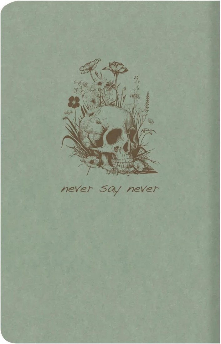 Clairefontaine Rhodia 107506C A Pique Book Stitched Thread Flying Spirit 11 x 17 cm 96 Pages Ruled Ivory Paper 90 Green Card Cover