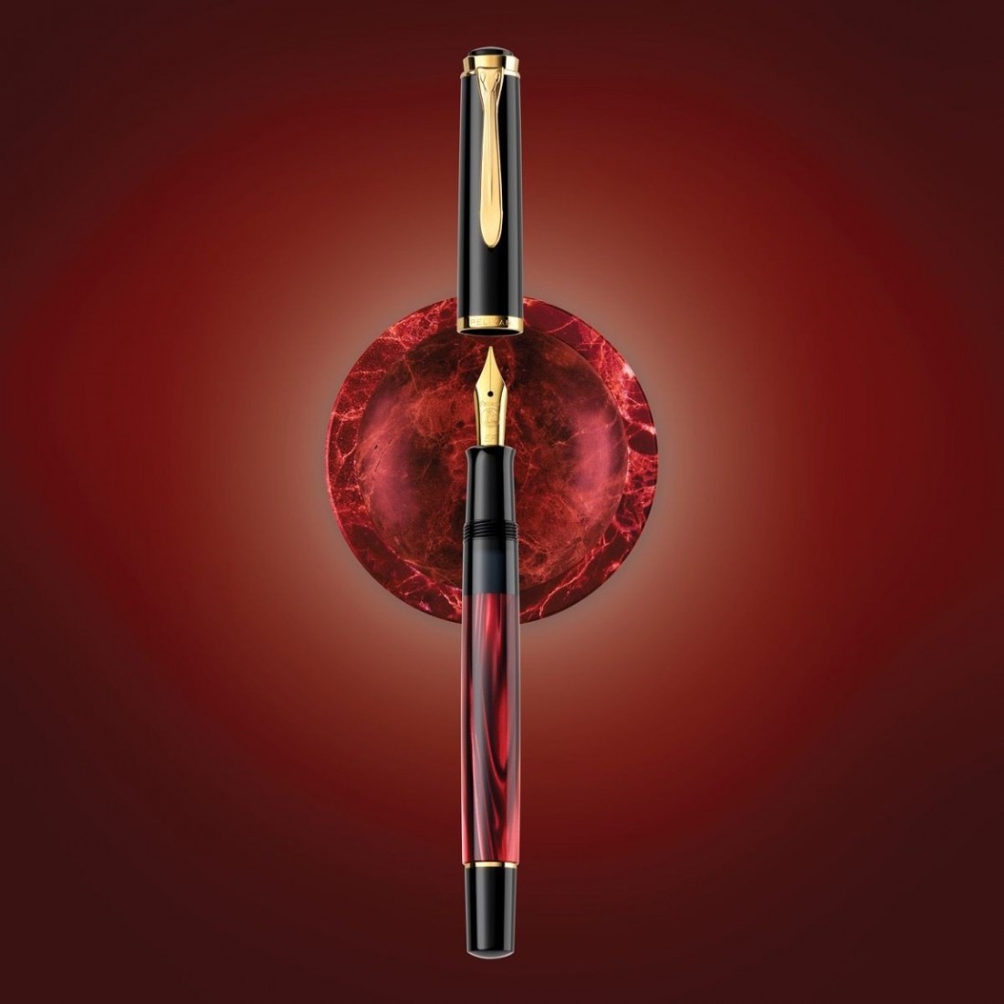 Pelikan Classic M200 Red Marble Special Edition Fountain  Pen