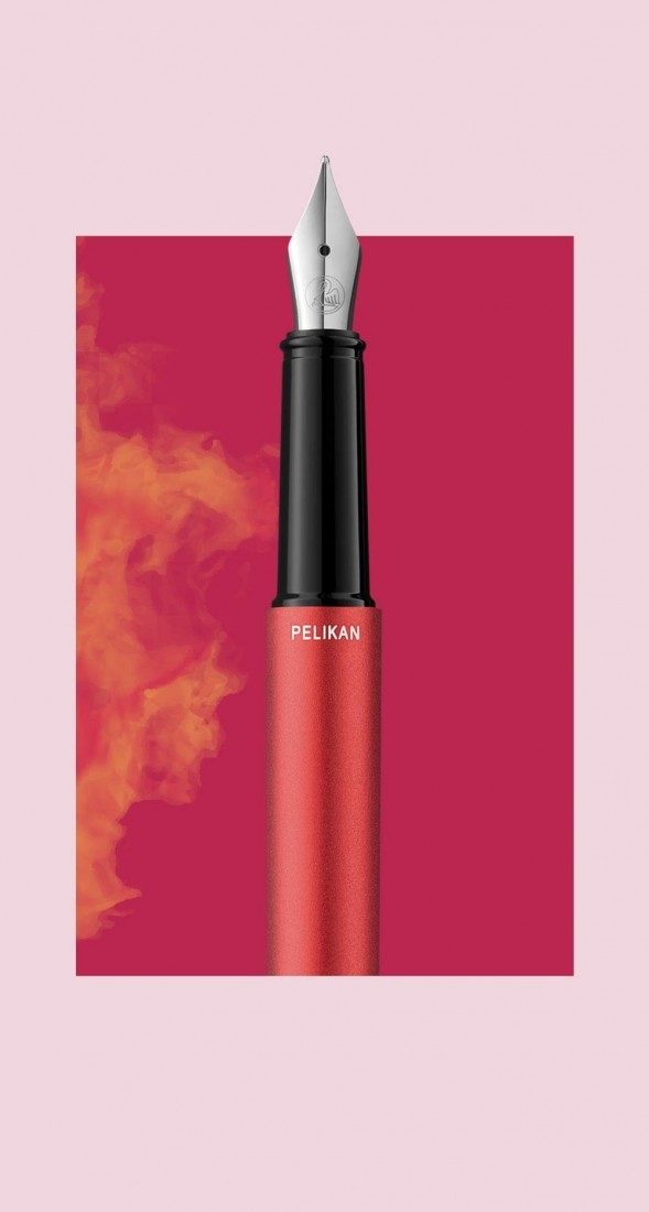 Pelikan Ineo Fiery Red fountain pen
