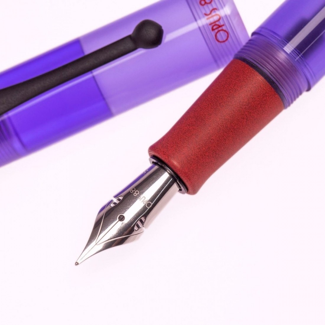 Opus 88 Purple Demonstrator Fountain Pen Special Edition (Black Nib)