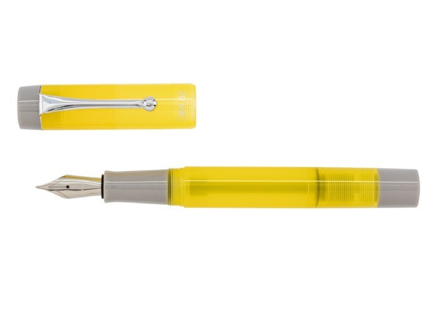 Opus 88 Demo yellow and grey Fountain Pen