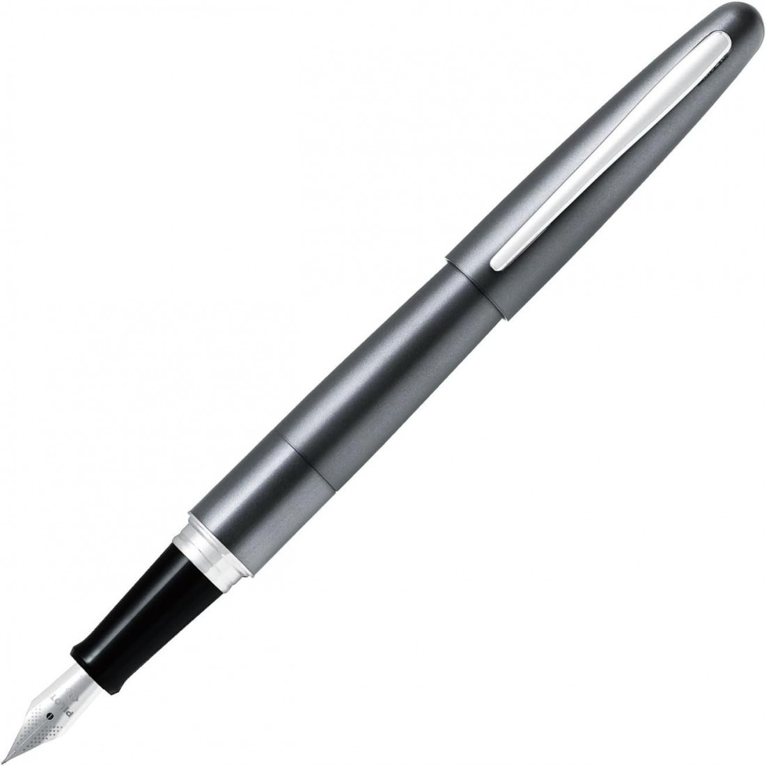 Pilot Cocoon Fountain Pen, metallic gray Body FCO-3SR-MGY