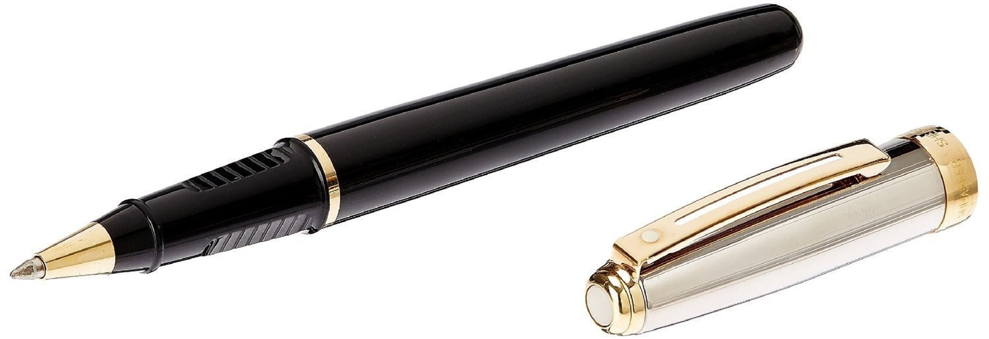 Sheaffer Prelude gloss black barell & chrome plated cap GT Rollerball 337-1