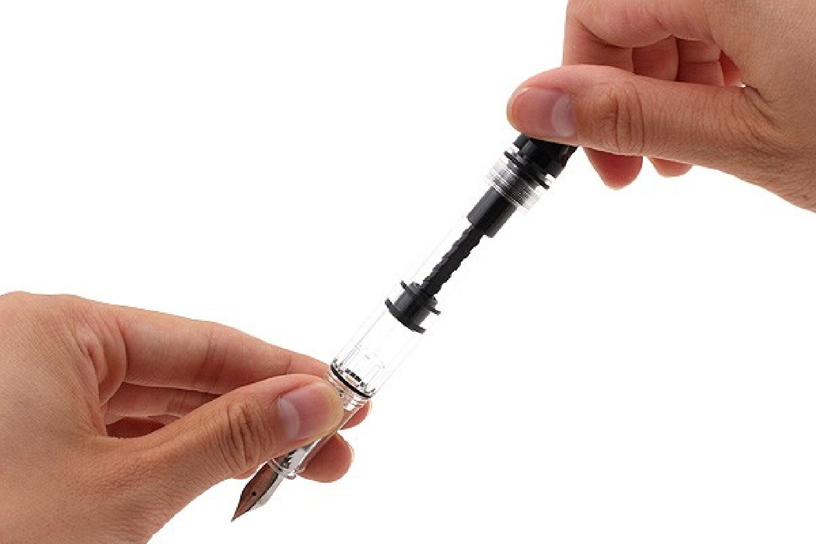 TWSBI ECO BLACK PISTON FILLING FOUNTAIN PEN